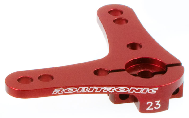 R17014R Aluminium Servo Doppel Arm 23Z (90°) Rot