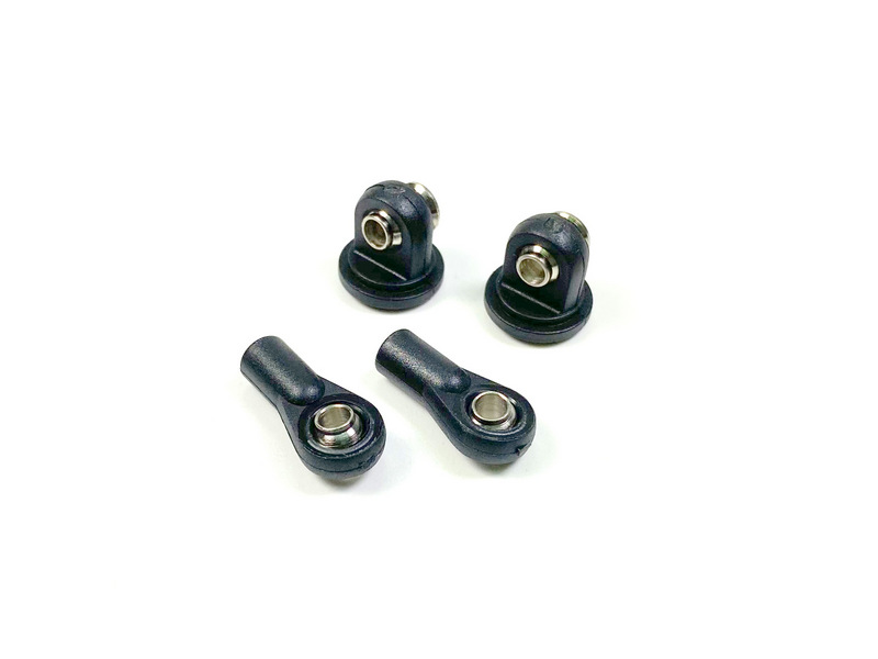 Absima Kugelkopfset f. Standard-Dämpfer 70mm-120mm (2 Paar) 2330051
