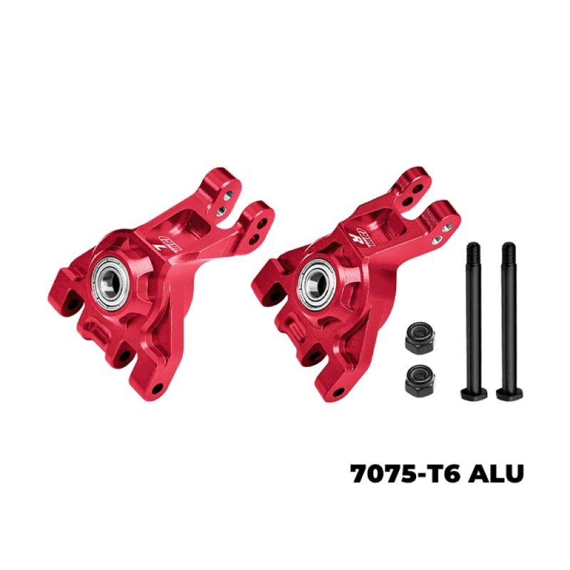 GPM Alu Radträger hinten für große Lager rot Traxxas Jato, Rustler, Slash&Modified, Stampe TJ022R