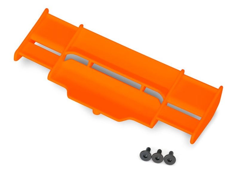 Traxxas 6721T Flügel Rustler 4X4 orange