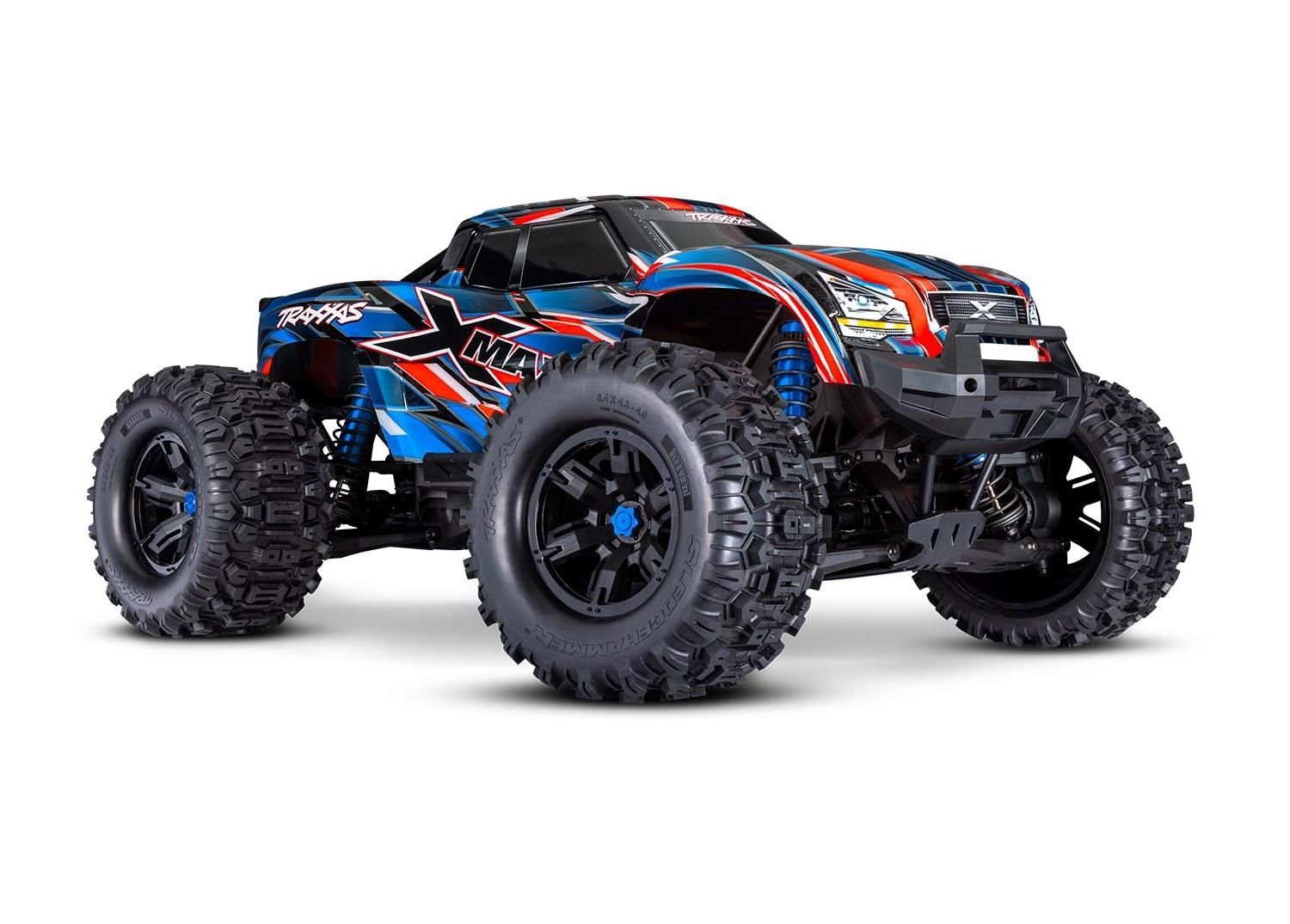 Traxxas X-Maxx 8S Blau Belted RTR Brushless Monster Truck 77096-4