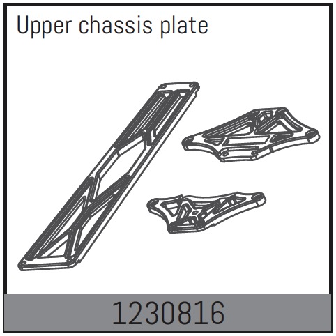 Absima Oberes Chassis Set 1230816