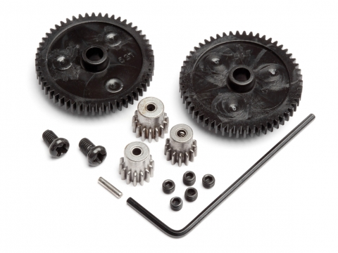 HPI Hauptzahnrad Set (2St)/Ritzel Set (3St) (Recon) 105521