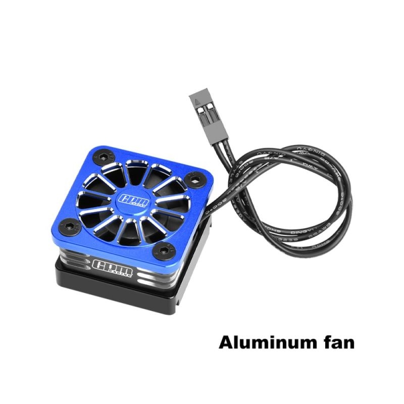 GPM Alu Regler High-Speed Lüfter blau TRAXXAS für BL-2S (TRX3383) und VXL (TRX3355) XRTM051FANB