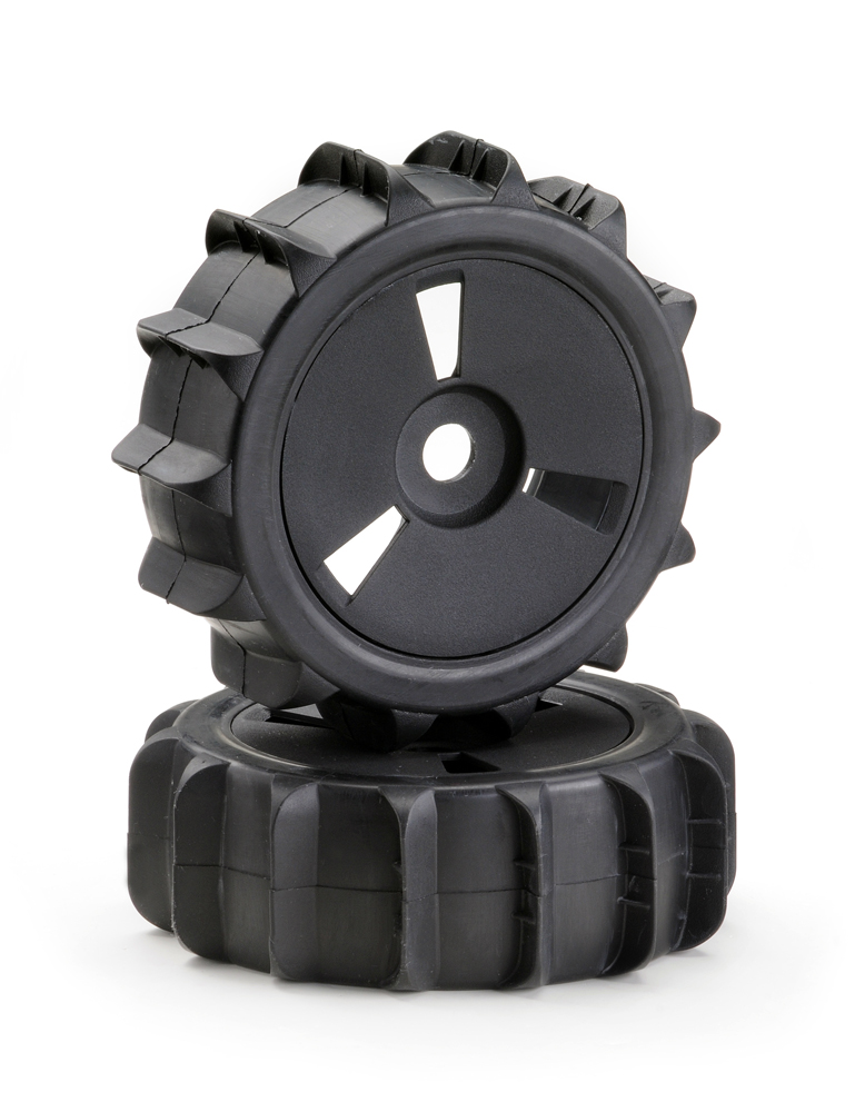 Absima Räderset Buggy Disc "Sandpaddle" schwarz 1:8 (2 St.) 2520016
