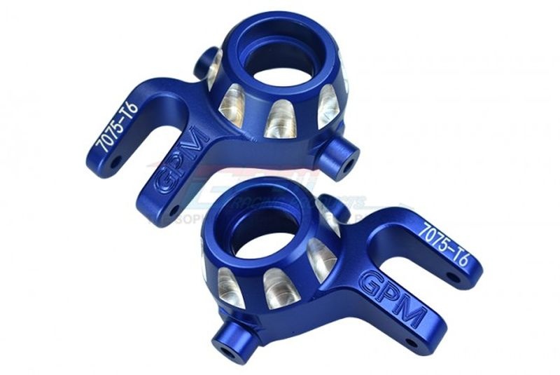 GPM Aluminium 7075-T6 Lenkhebel vorne blau GPM Traxxas Sledge SLE021B