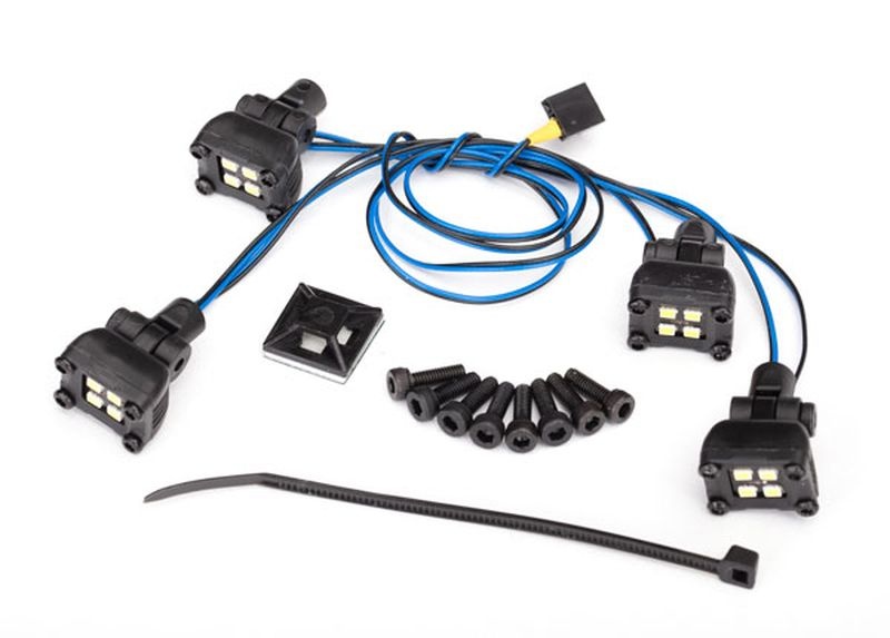 Traxxas 8086 LED Expedition Rack Scene Licht-Kit für #8111 Karo,
