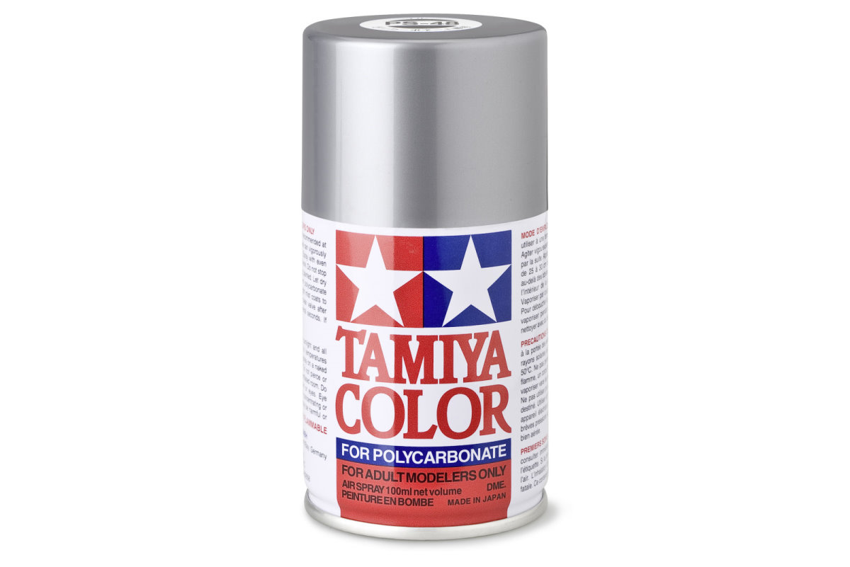 Tamiya Color Lexan Spray Farbe PS-48 Alu Silber Chrome PS48 Silver Chrome 100ml 300086048