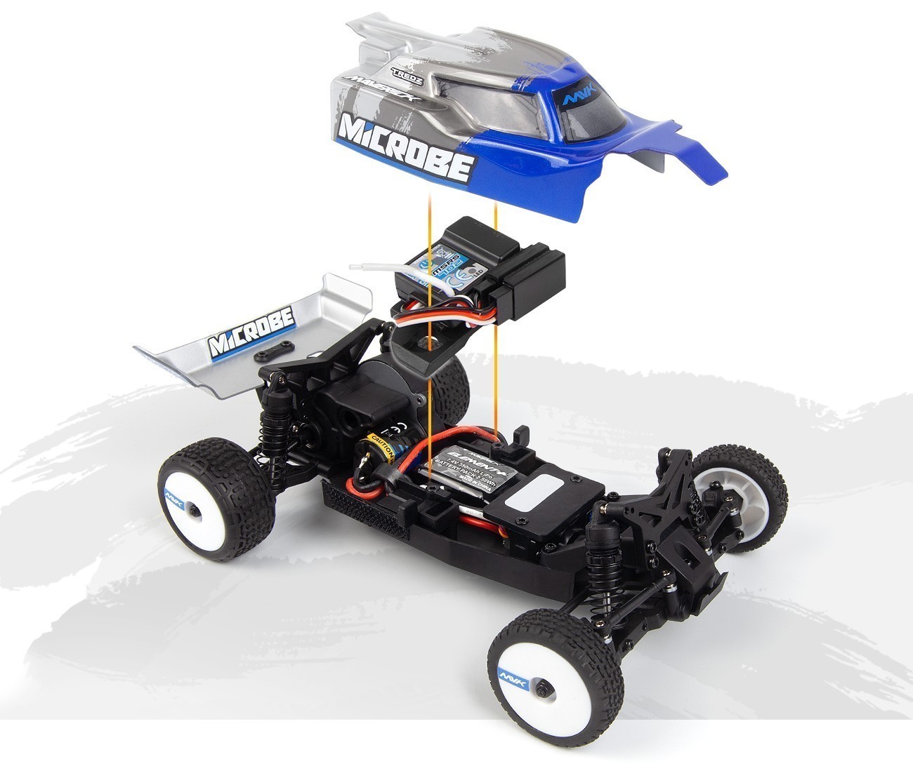 Maverick Microbe 1/24 4WD Mini Elektro Buggy Rot 150801 - Abbildung 7
