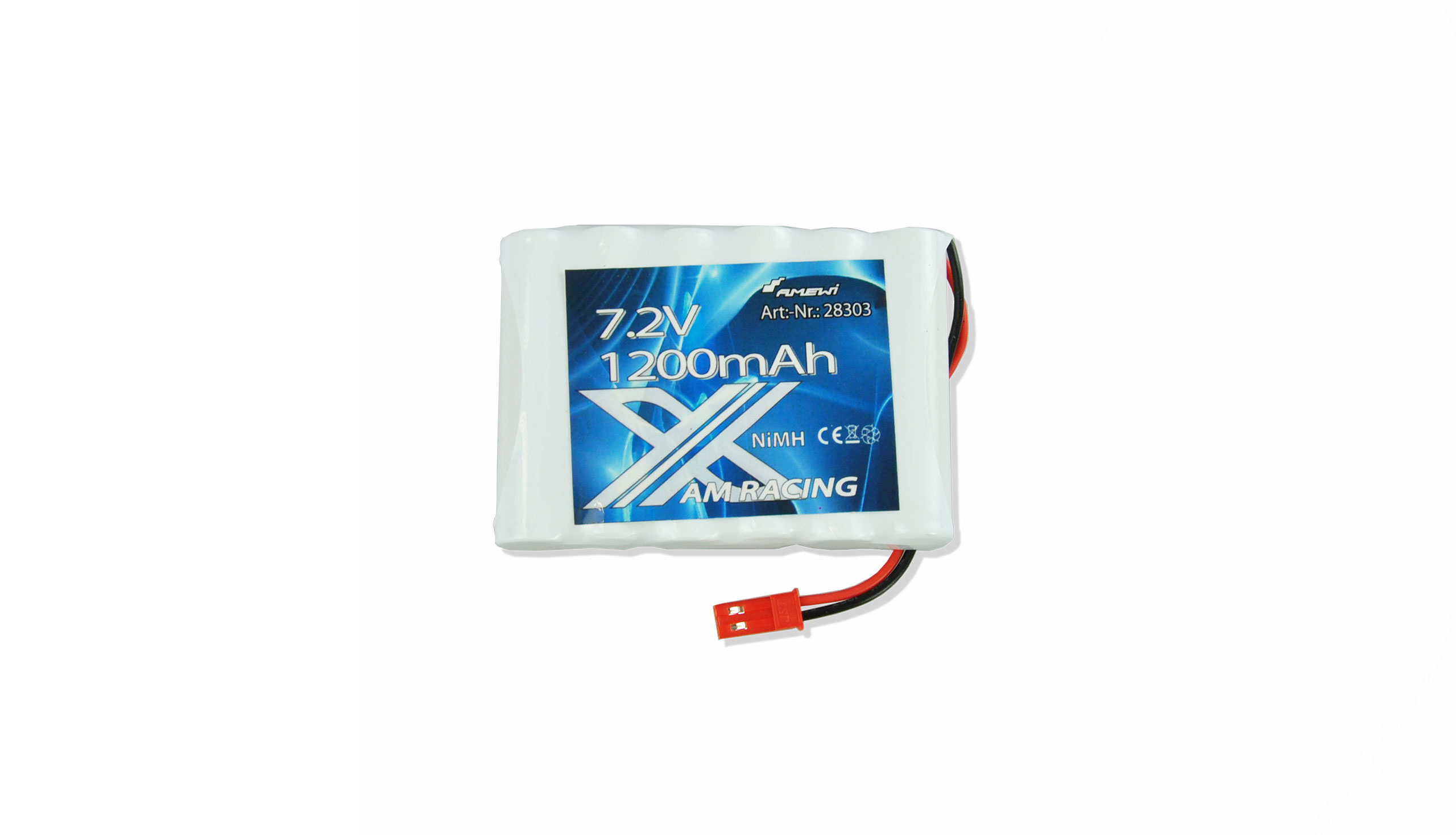 Amewi NiMH Akku Pack 7,2V 1200mAh BEC Stecker 28303