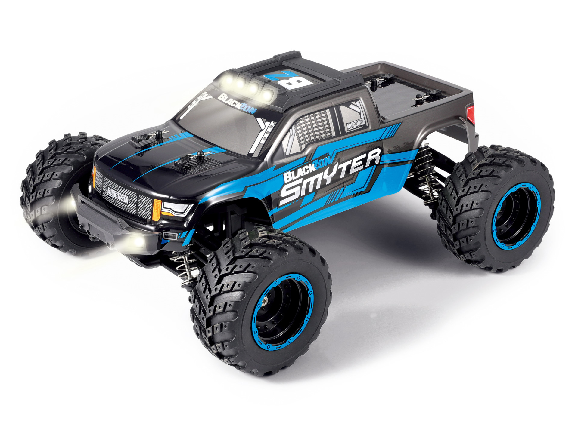 BLACKZON Smyter MT 1/12 4WD Elektro Monster Truck Blau 540111