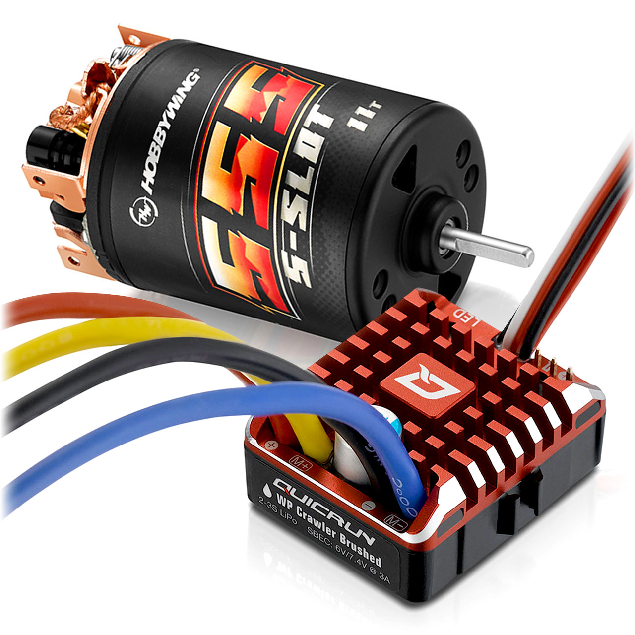 Hobbywing Quicrun Brushed WP1080 Combo 555 11 Turn 38020351