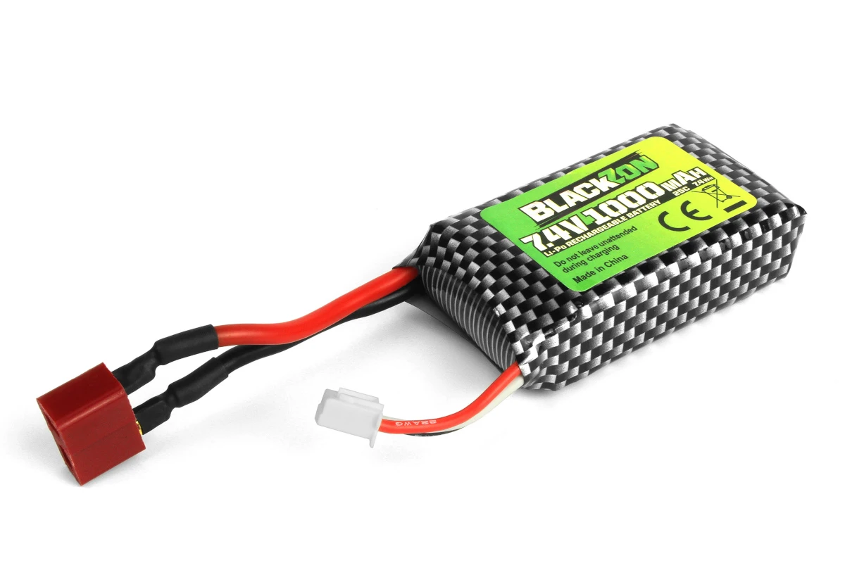 BLACKZON Akku Pack (LiPo 7.4V, 1000mAh), mit T-Plug 540223