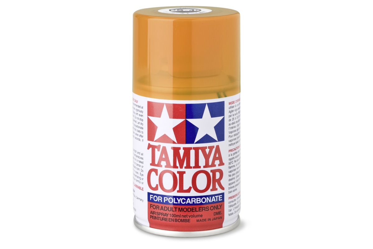 Tamiya Color Lexan Spray Farbe PS-43 Translucent Orange PS43 Orange 100ml 300086043