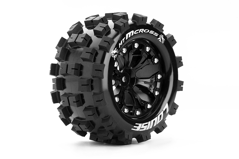 Louise MT-MCROSS soft Felge schwarz 1/2 Offset (2) Truck 2,8 L-T3274SBH