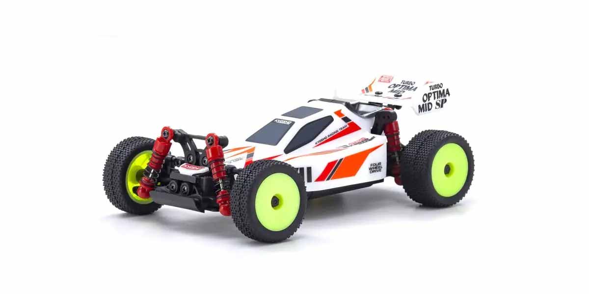 Kyosho Mini-Z MB010 Readyset 4WD Turbo Optima Mid Special White 32096W - Abbildung 1