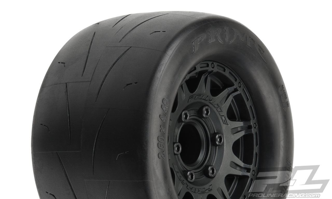 Pro-Line Prime 2.8 auf Raid 6x30 schwarz Wechsel-Adapter TRX Nitro hinten, Elektro vorn, 4x4 v+h 10116-10