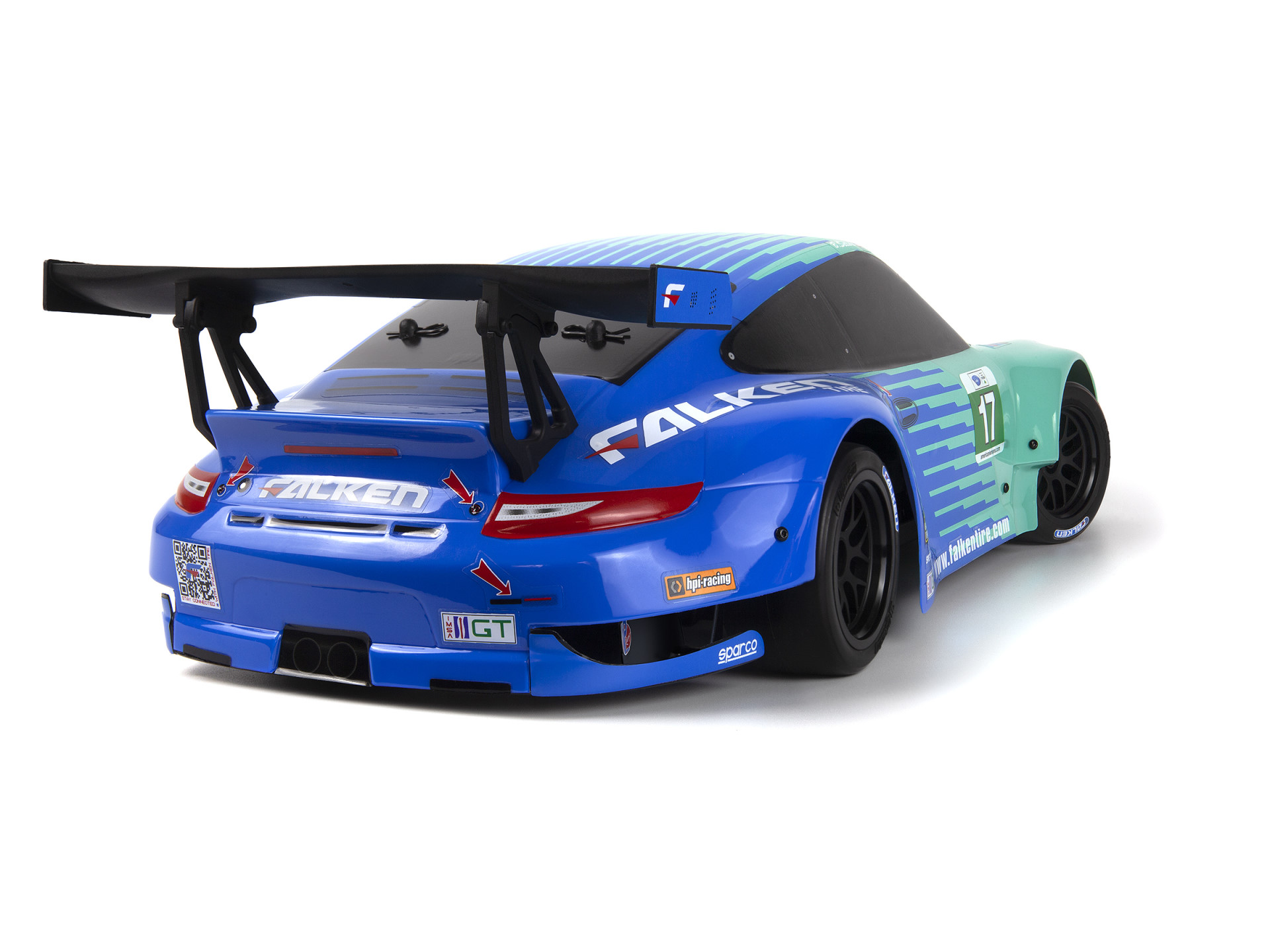 HPI Sport 3 Porsche 911 GT3 RSR Falken Brushed 160780 - Abbildung 10