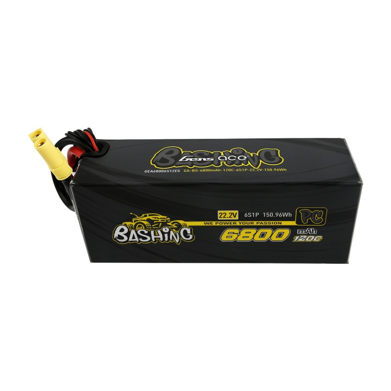 Gens ace Akku LiPo 6S 22.2V-6800-120C(EC5) 157x49x60mm 965g GE5-6800-6C5LL