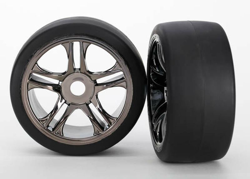 Traxxas Komplettrad vorn Speichenfelge 6479