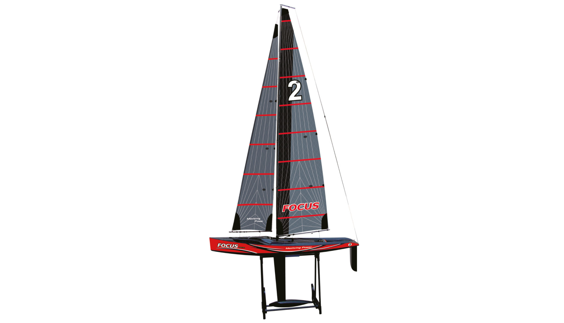 Joysway Focus III Racing Segelyacht 100cm 2,4GHz RTR rot 26106
