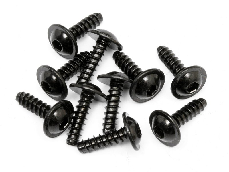 HPI Schneidschraube mit Flansch M3x10mm (10St) Z562