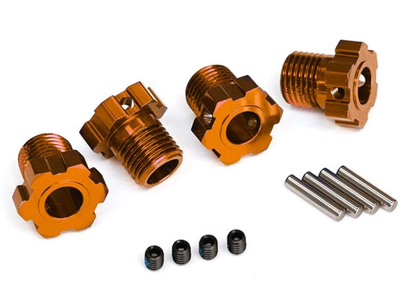 Traxxas Radmitnehmer splined 17mm orange 8654A