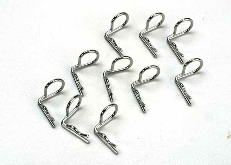 Traxxas Karosserie Clips abgewinkelt 3935