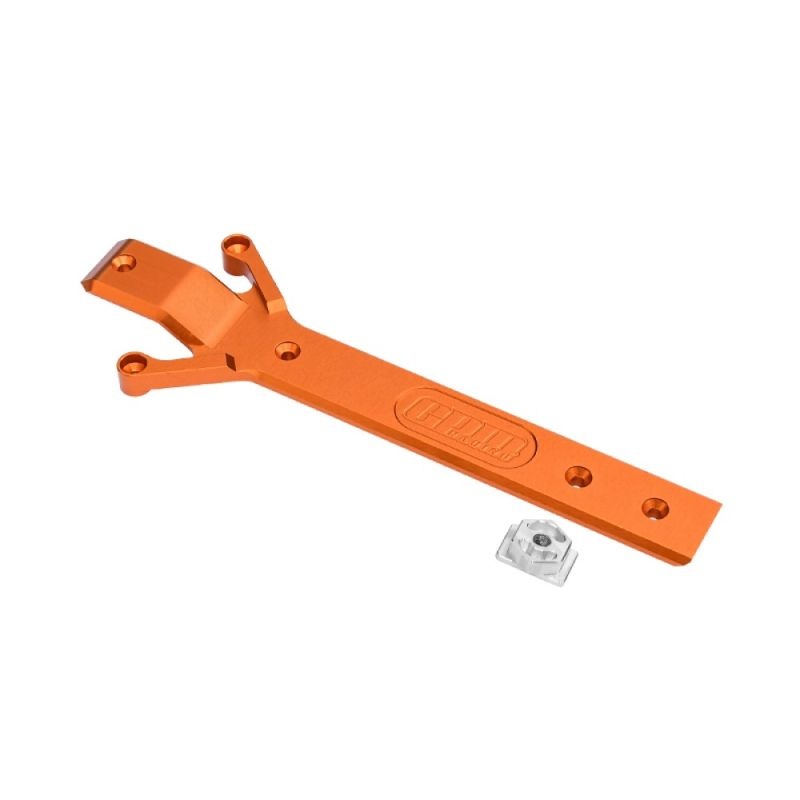 GPM Alu-Chassis-Platte orange (1) TRX MiniMaxx TXMM016OR