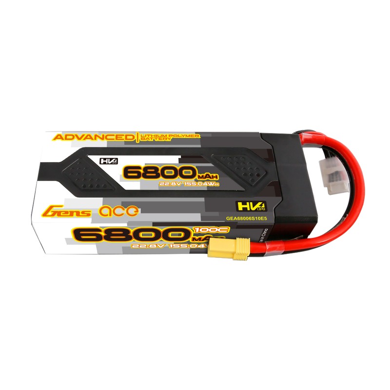 Gens ace Advanced LiPo 6S 22.8V-6800-100C(EC5) 165x47x68mm 950g GE5AD-6800HV-6C5