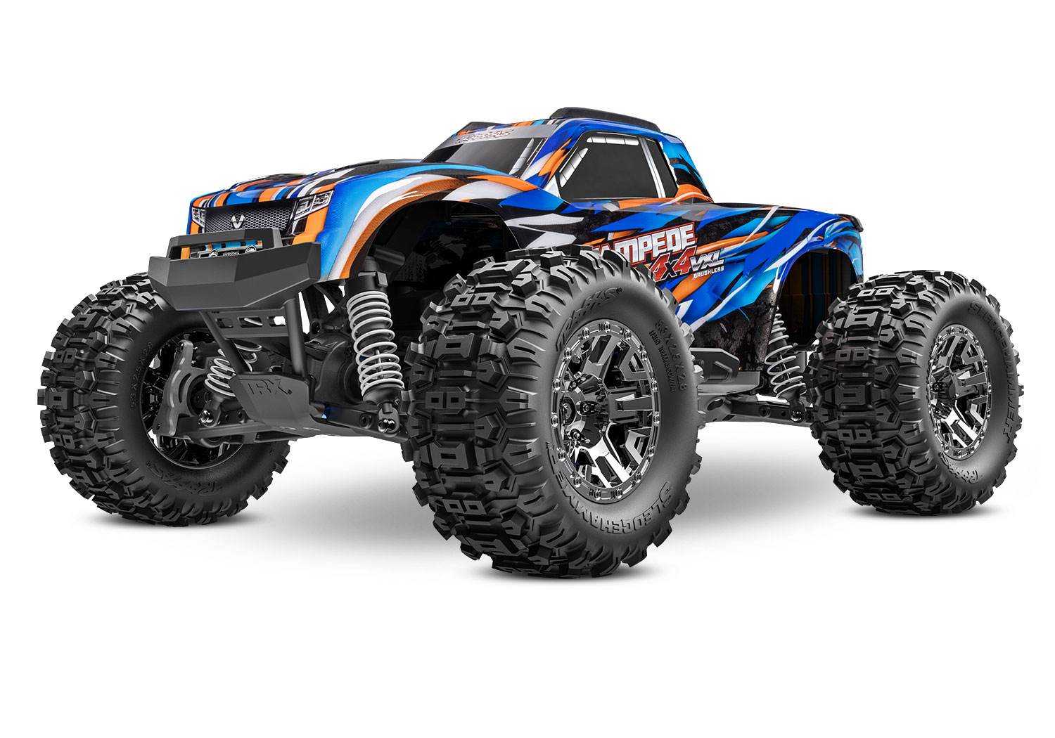 Traxxas Stampede 4x4 VXL HD Orange 1:10 Brushless Monstertruck RTR 90376-4