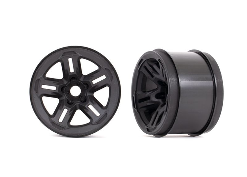 Traxxas Felgen 3.8 schwarz (2) (17mm splined Aufnahme) 9671