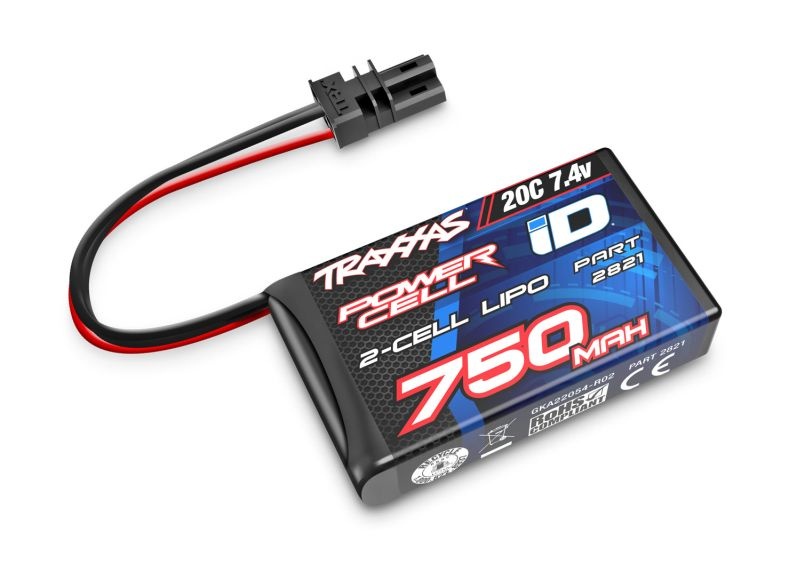 Traxxas 750mAh 7,4V 2S 20C LiPo Akku TRX4m 2821