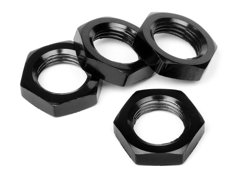 HPI Radmutter 17mm (schwarz 4St) 67492