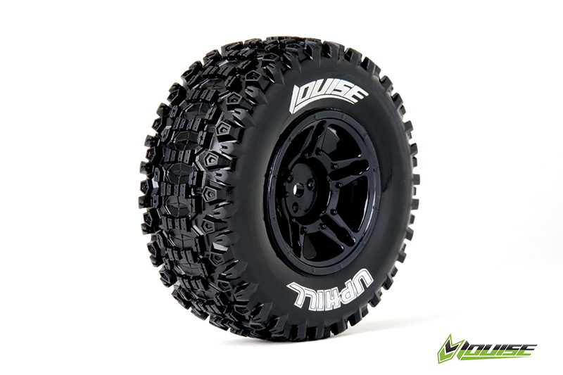 Louise SC-UPHILL soft Felge schwarz (2) 12mm TRX-Slash h, SC10 L-T3223SBTR