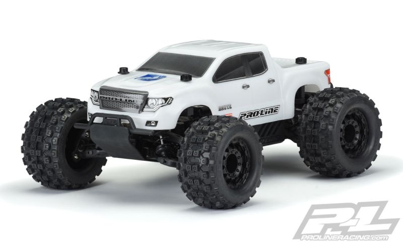 Pro-Line Pre-Cut Brute Bash Armor Karo weiß für PRO-MT & Stampede 4x4 3518-15