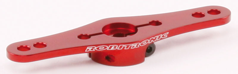 R17017R Servo Arm Alu 23Z Rot Doppelarm (1 Ebene)