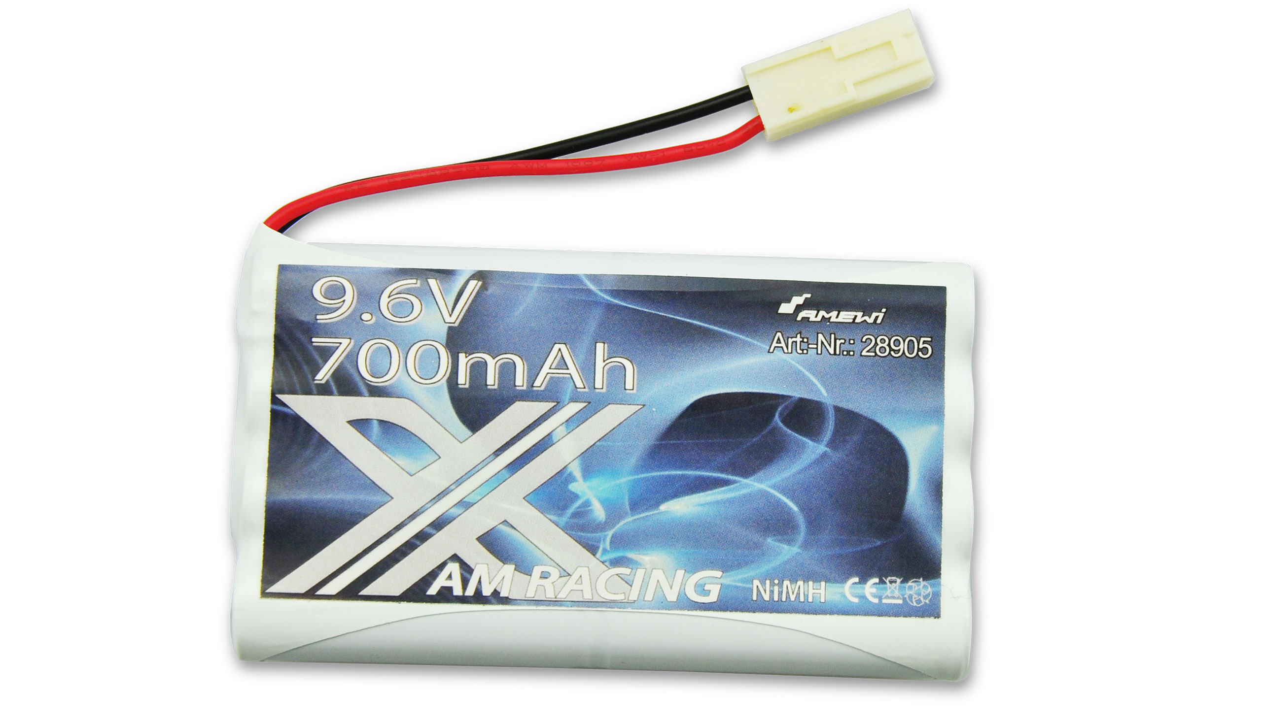 Amewi AMX RACING NiMH 9.6V 700mAh Mini Tamiya für Crazy Crawler (22216,22217,22218) 28905