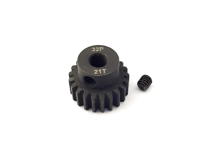 H-SPEED Ritzel 21 Zähne 32dp, 5mm Stahl (M0.8) HSPX221
