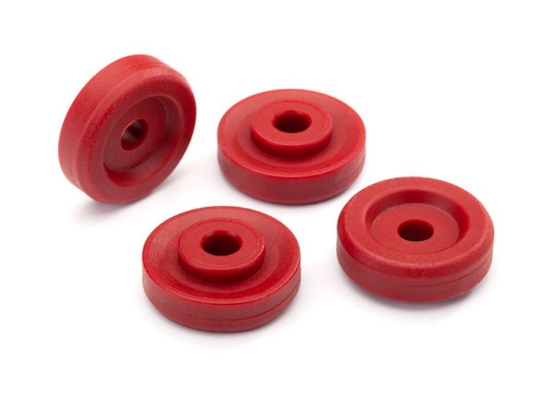 Traxxas Felgen-Scheiben rot (4) 8957R