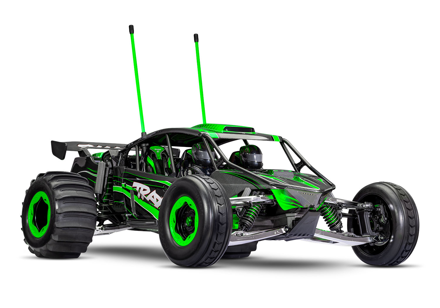Traxxas FUNCO RWD 8S VXL 1/6 Sand Car Grün RTR Brushless o. Akku & Lader 109076-4