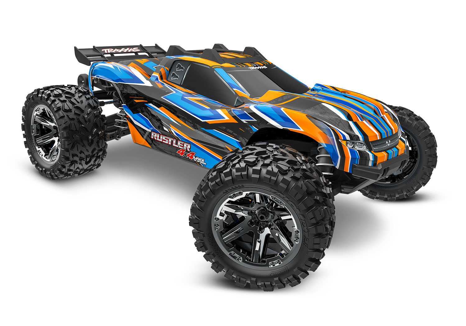 Traxxas Rustler 4x4 VXL HD Orange Brushless Stadium Truck 67376-4