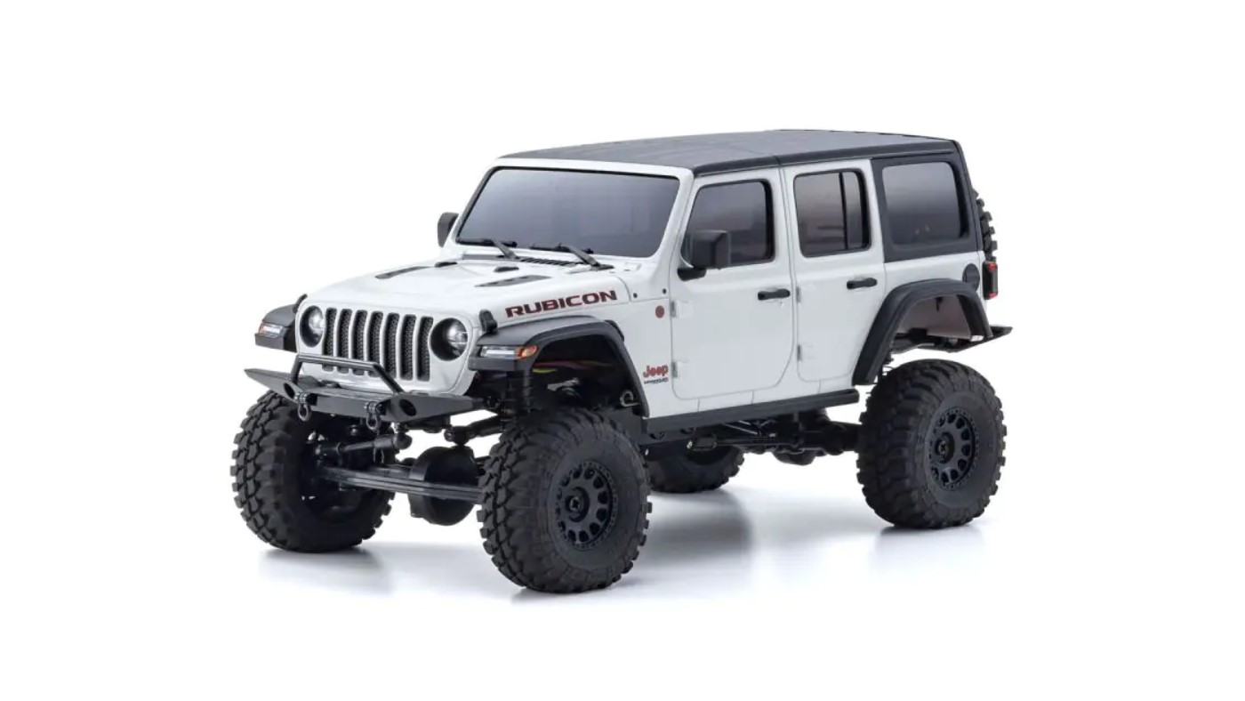 Kyosho MINI-Z 4x4 JeepⓇ Wrangler Unlimited Rubicon Bright White (KT531P) 32536W