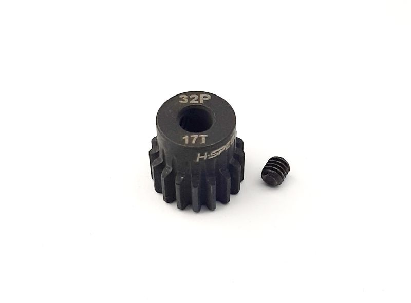 H-SPEED Ritzel 17 Zähne 32dp, 5mm Stahl (M0.8) HSPX217