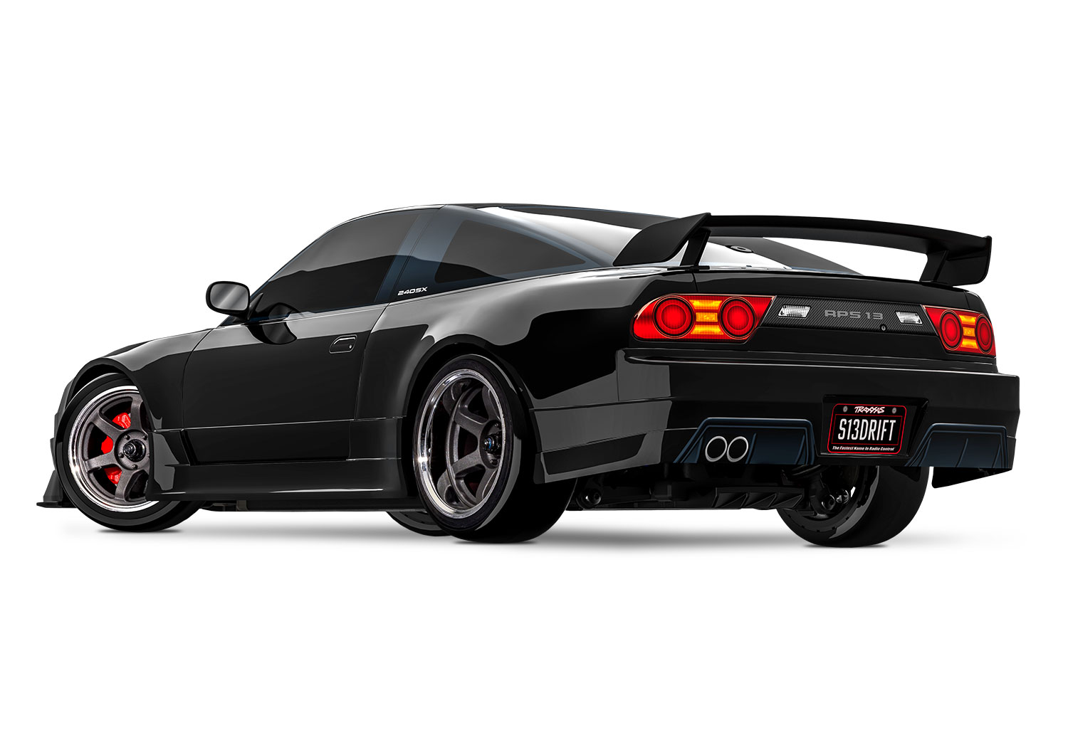 Traxxas 4-TEC Nissan 240SX schwarz 1/10 Drift RTR Brushed ohne Akku/Ladegerät 105247-4-BLK - Abbildung 3