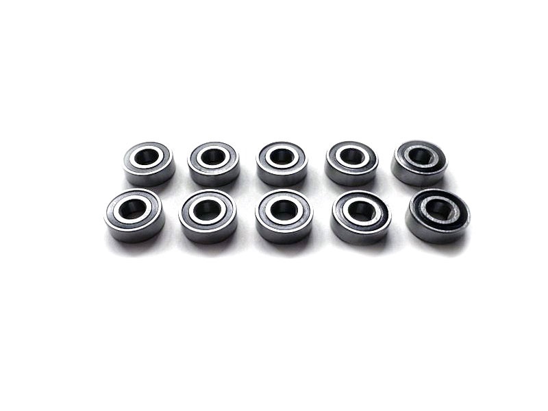 H-SPEED Kugellager 5x12x4, rostfrei, geölt, Gummi Dichtung (10) HSPB032