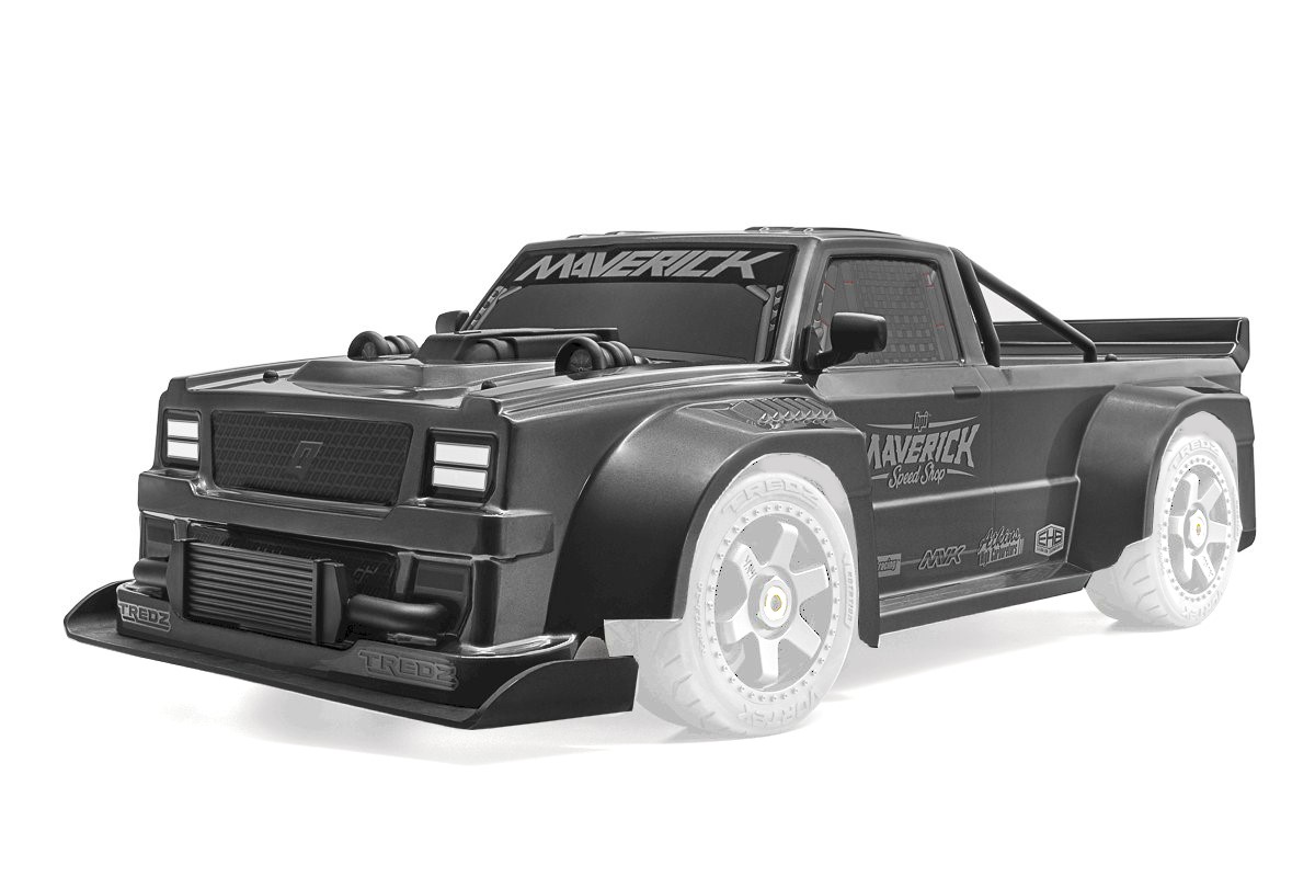 Maverick RC QuantumR Race Truck Karosserie Grau 1/8 150353