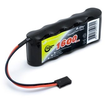 Vapex Empfänger Akku NiMH 6,0V 1600mAh Flat 5VP1600AF-S5-F2