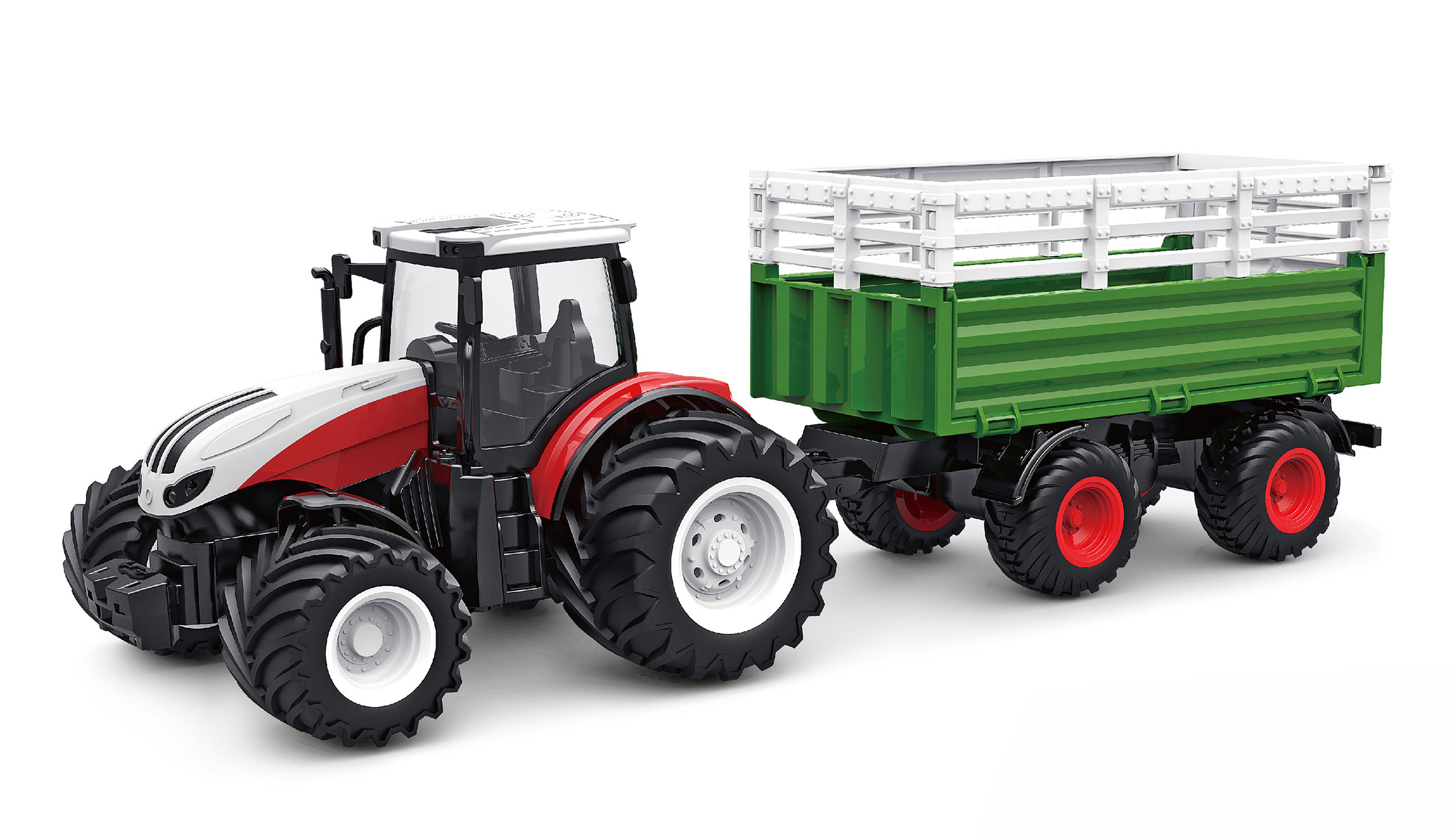 Amewi RC Traktor mit Viehtransporter 1:24 RTR 22601