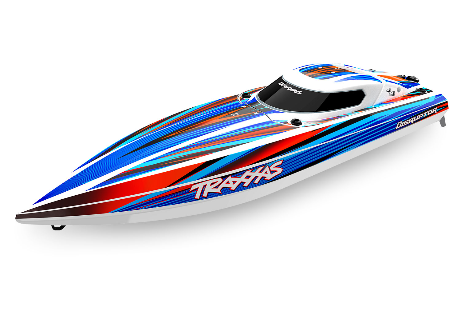 Traxxas DISRUPTOR Blau 26 Zoll Brushless Rennboot V-Rumpf 106064-4